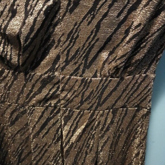 Unique Vintage Gold and Black Jumpsuit. Size Small & Medium& Large New.With Tags - Picture 5 of 11